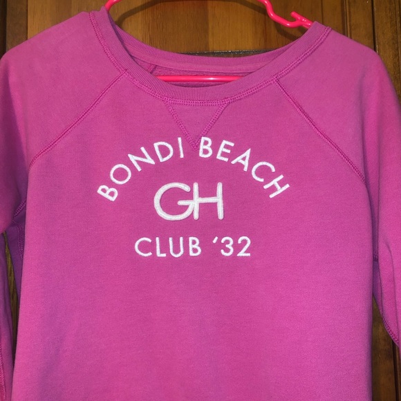 Gilly Hicks Crew Neck Sweatshirt Pink Size Small - Picture 3 of 5